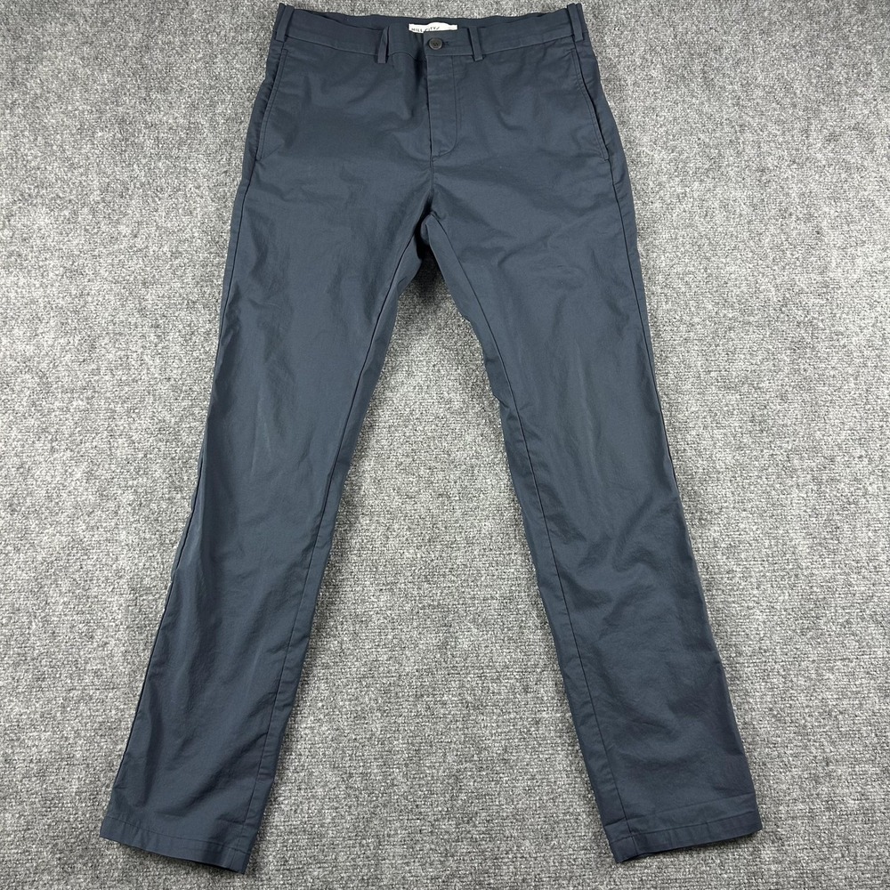 Hill‎ City Pants Mens 31x32 Blue Everyday Tech Chino Slim Fit Stretch Casual